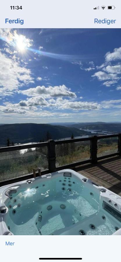 Norefjell - Storhytte Med Jacuzzi Og Fantastisk Beliggenhet Noresund Exterior photo